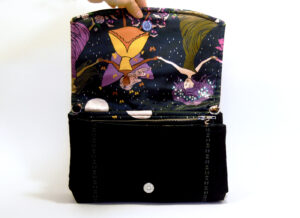 Interior & front view of the Meditate Enchanted Bag