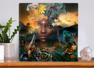 Earth Goddess - Giclée canvas print