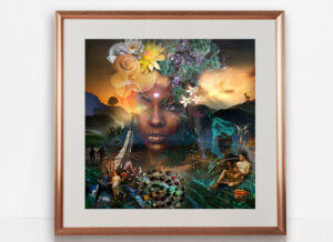 Earth Goddess - Giclée paper print