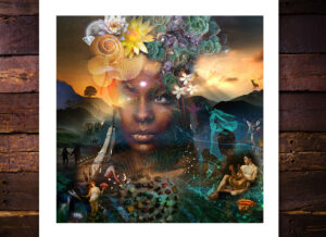 Earth Goddess - Giclée paper print