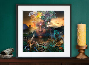 Earth Goddess - Giclée paper print
