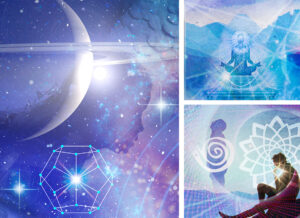 Aether Element 1 ~ Close up of sections of the digital collage artwork