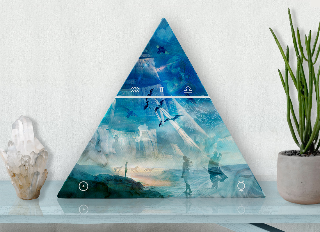 Air Element 1 - Giclée canvas print