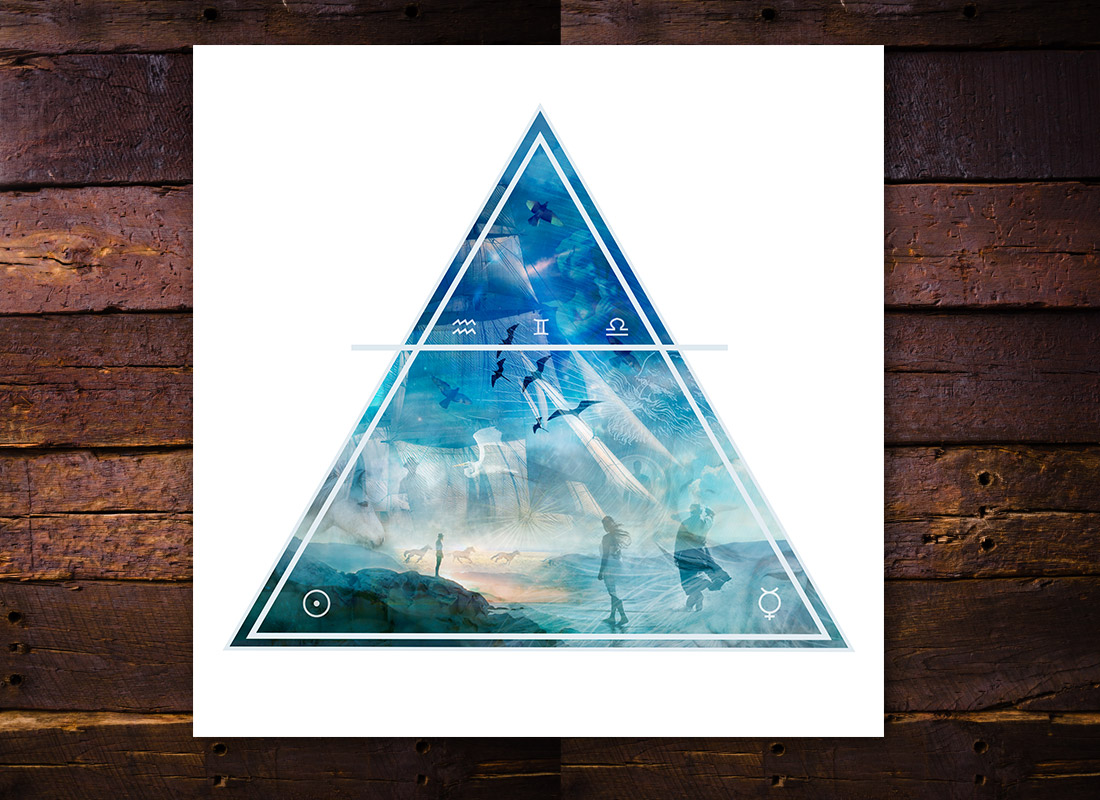 Air Element 1 - Giclée canvas print