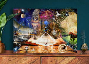 Goddess Stream - Giclée canvas print
