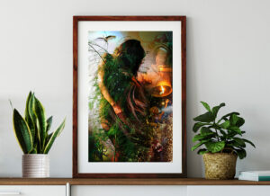 Green Woman ~ Giclée print