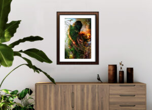 Beyond Materialism Giclée prints - Green Woman
