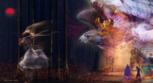 Hawk Lessons ~ Collage Art