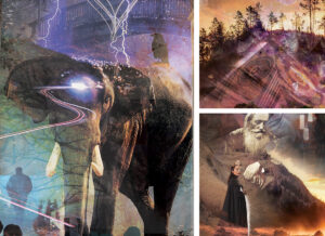 Hope - Close up of sections of the collage art