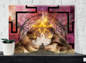 Meditate - Giclée canvas print