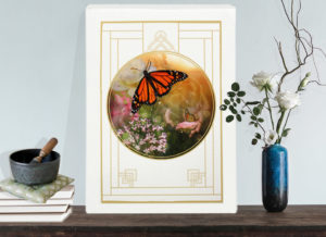 Monarch Love - Giclée canvas print