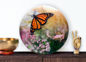 Monarch Love - Giclée canvas print