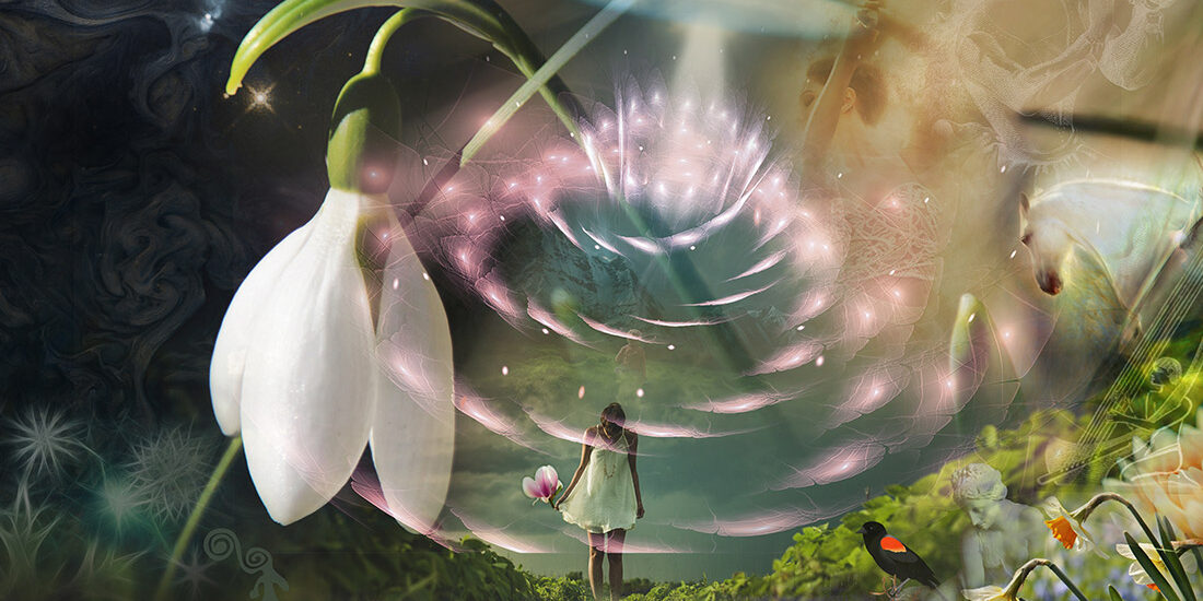 Spring Equinox ~ Collage Art