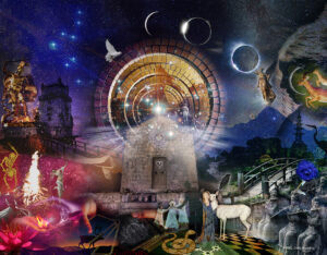 Stargazer ~ Collage Art