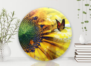 Sunflower Power - Giclée canvas print