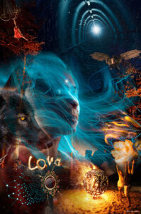 The Dog Star ~ Collage Art