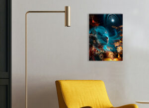 The Dog Star - Giclée canvas print on wall