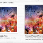 Two print options - Archival fine art paper print or Archival canvas print wrapped around a Basswood frame